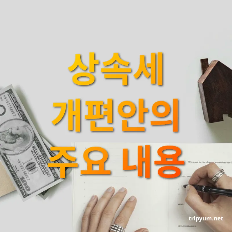 상속세 개편 - 상속세 개편안의 주요 내용 상속세 개편 상속세 개편안의 주요 내용 관련 이미지